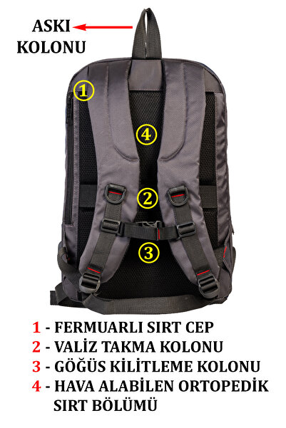 Case Club 14 та 15,6 дюймів Антрацитовий тонкий рюкзак для ноутбука - Apple Mac Huwaei HP Lenovo Xiaomi