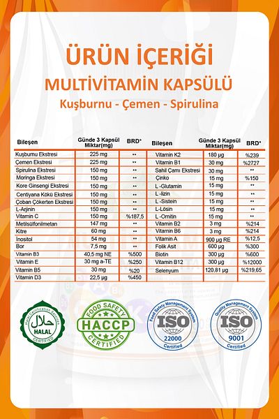 Gökçek Şifa Multi-Purpose Multivitamin Capsule