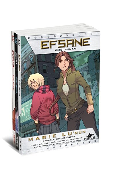 Pegasus Yayınları Efsane Serisi Çizgi Roman Seti (3 Kitap) | Marie Lu