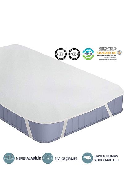 CARETEX Liquid Proof Corner Elastic Towel Fabric Bed Mattresses