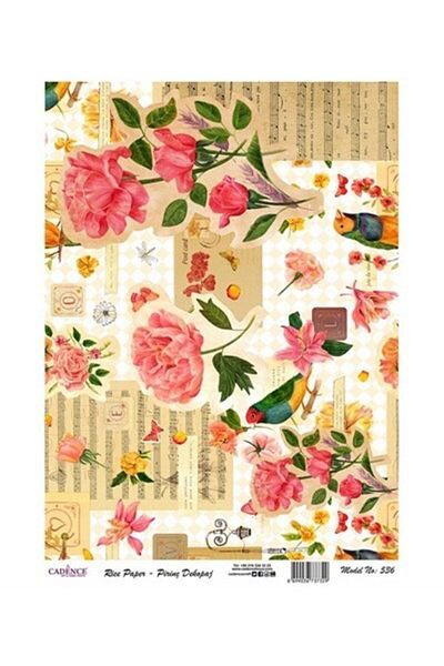 Cadence Rice Decoupage - Model 536