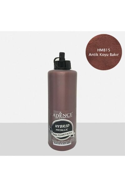 Cadence Antik Koyu Bakır Metalik Multisurface Akrilik Boya Hm815 500ml