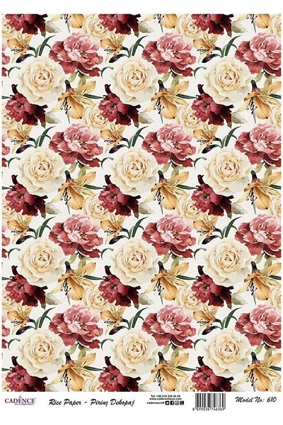 Cadence Rice Decoupage - Model 610