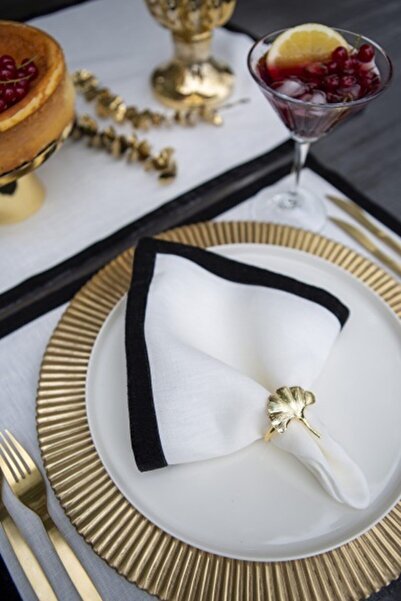 Pura Home Collection Ginkgo Peçete Halkası (4'lü Set)