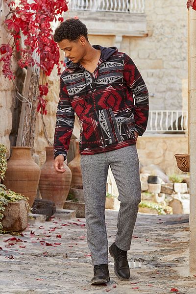 Clandestino Παντελόνι τσέπης Bohemian Style Γκρι