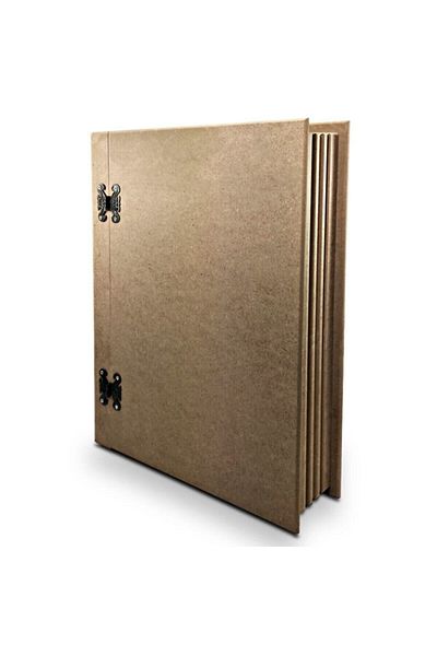 Tual Hobi Sanat Wooden Book Box Large Size (35x25cm)
