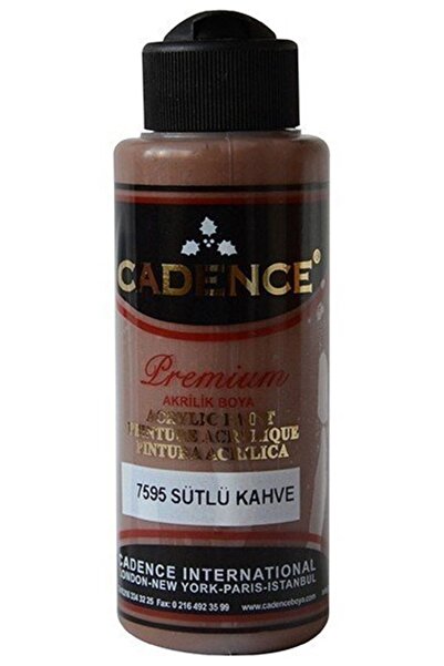 Cadence Premium Akrilik Boya 7595 Sütlü Kahve 120 Ml