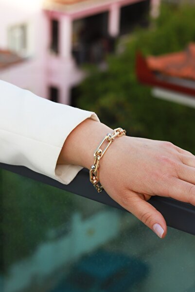 Aydın Kuyumculuk 14 AYAR ALTIN,TOPLU ATAŞ BİLEKLİK AGBLK553