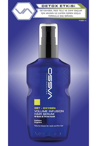 VASSO WOMEN Intensive Care Volumizing Serum for Thin and Weak Hair - Volume Infusion Hair Serum 100 ml