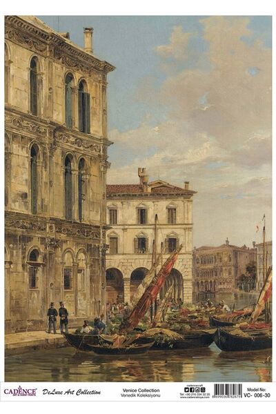 Cadence Vc 06 Venedik Koleksiyonu Pirinç Dekopaj 30x42