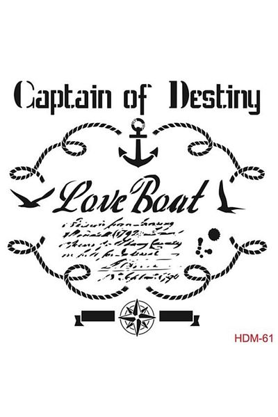 Cadence Home Decor Stencil Hdm061 ( 25 X 25 )