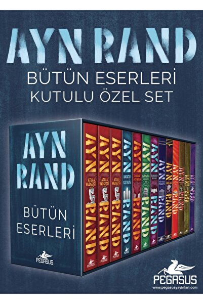 Pegasus Yayınları Ayn Rand Bütün Eserleri Kutulu Özel Set 13 Kitap