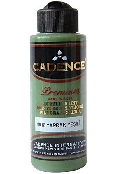 Cadence Akrilik Boya 120ml cc 8018 Yaprak Yeşili