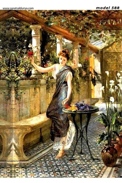 Sanatsal Dünya &tela Transfer Model-588