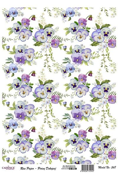 Cadence Rice Decoupage - Model 568
