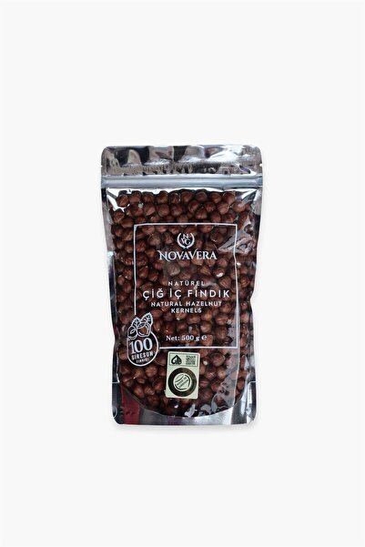 Nova Vera Natürel Çiğ Iç Fındık 500gr