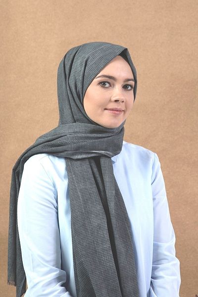 LYRA Σκούρο γκρι Mia Texture Shawl 10103