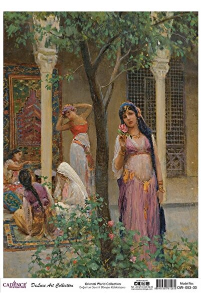 Cadence Ow53 Doğunun Gizemli Dünyası Koleksiyonu Pirinç Dekopaj 30x42