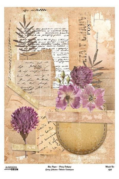 Cadence Rice Decoupage-929