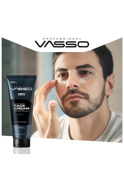 Vasso Men Moisture Balancing Face Cream Special for Dry Skin - Vasso Face Cream 275 ml