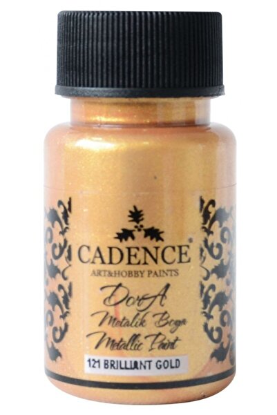 Cadence 121 Brilliant Gold Dora Metalik Boya 50ml(cc)