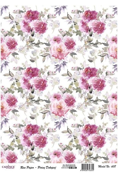 Cadence Rice Decoupage - Model 608