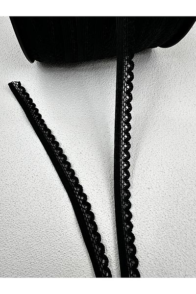 paşateks since 1995 şekil 5 Meters Black Underwear Rubber - 1 Cm