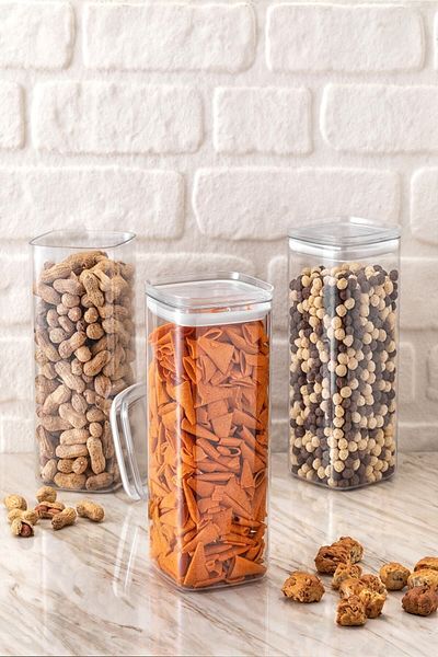 FİTHOME 18 Pieces Full Vacuum Transparent Food Storage Container Set