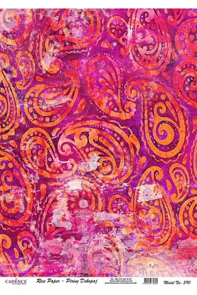 Cadence Rice Decoupage - Model 390