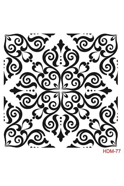 Cadence Home Decor Stencil Hdm077 ( 25 X 25 )