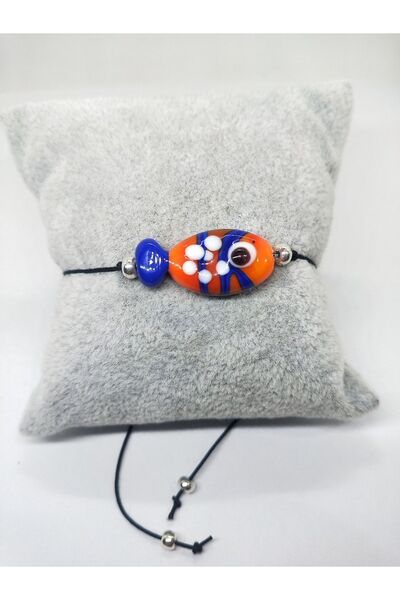 Atölye Şems Murano Cam Balık Tasarım Bileklik