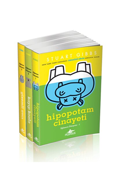 Pegasus Yayınları Eğlence Dünyası Serisi Seti (3 Kitap) – Stuart Gibbs | Çocu...