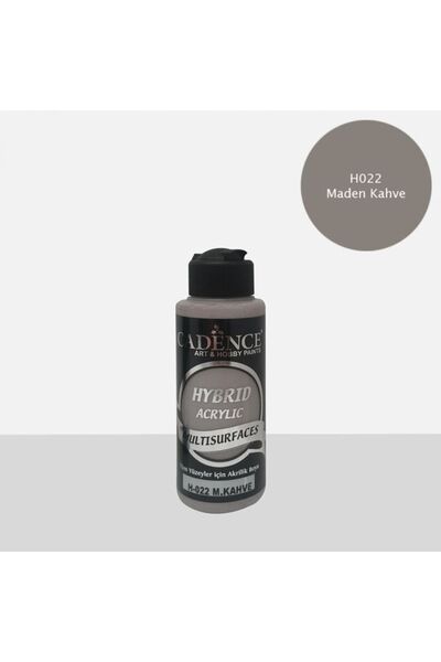 Cadence Hibrit Multisurface Akrilik Boya 120 Ml H022 M.kahve