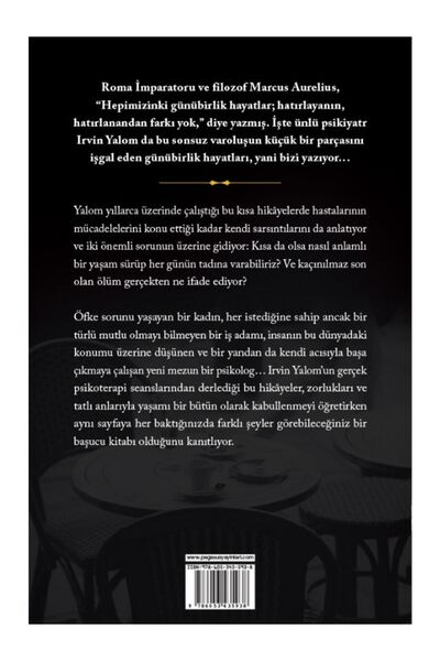 Pegasus Yayınları Günübirlik Hayatlar: Gerçek Psikoterapi Öyküleri - Irvin D. Yalom