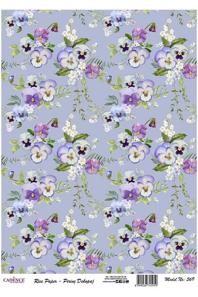 Cadence Rice Decoupage - Model 569