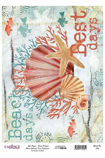 Cadence Rice Decoupage-799