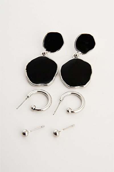 EUROMODA Pearlescent Enamel Specially Designed Screw Pendant Earrings