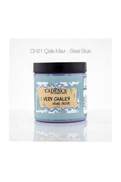 Cadence Very Chalky Home Decor Mobilya Boyası 500 ml. 21 ÇELİK MAVİ
