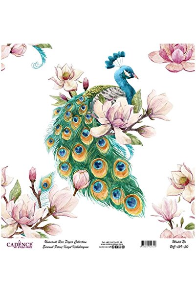 Cadence Uc 159 Çiçek Serisi Pirinç Dekopaj 30x30