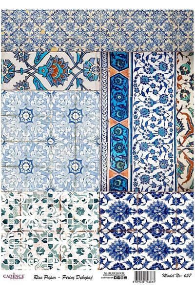 Cadence Rice Decoupage - Model 657