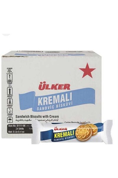 Ülker 61Gr Cream Biscuit - 24Pcs Model