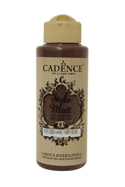 Cadence Esmer Kahve Mat Akrilik Boya 120 ml S9059