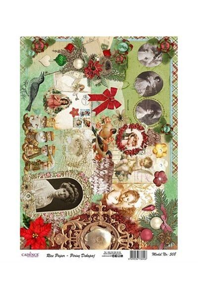 Cadence Rice Decoupage - Model 508