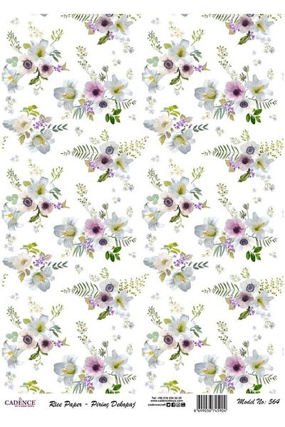 Cadence Rice Decoupage - Model 564