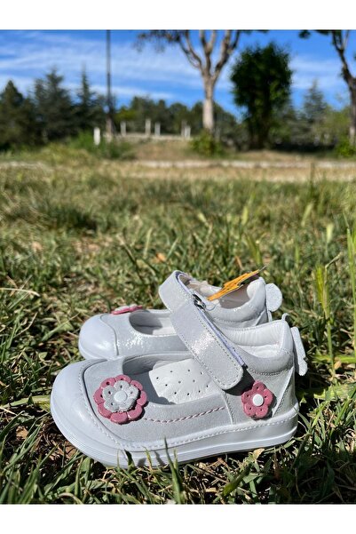 NİNO BEBE Nino Genuine Leather Orthopedic First Step Shoes for Baby Girl