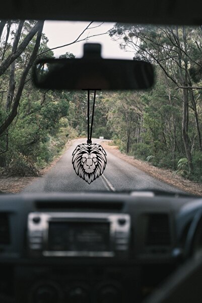 Genel Markalar Araba Dikiz Aynası Süsü Metal Aslan Silüeti