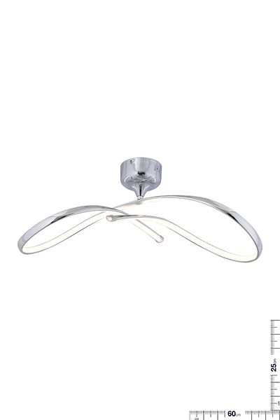 HİRALUCE Marsis 3 Color Chrome (Yellow White and Daylight) Luxury Led Chandelier Concept
