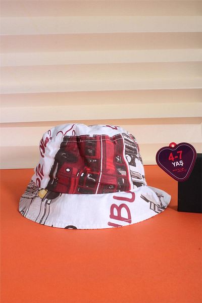 cappello Burgundy 4-7 Years Safari Hat 24Ccksafar06