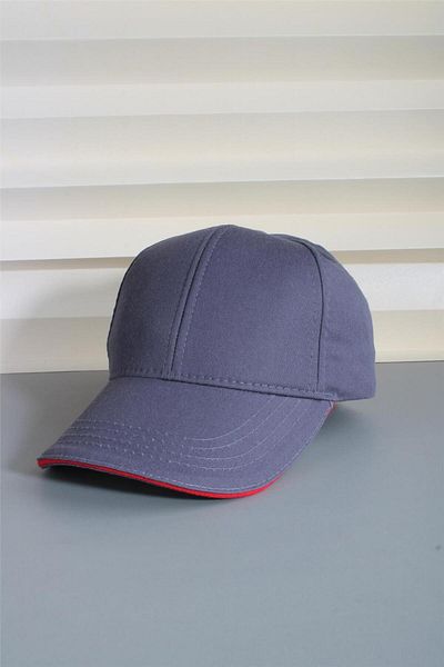 cappello Adjustable Red and Grey Striped Hat - 24Sapkafduz