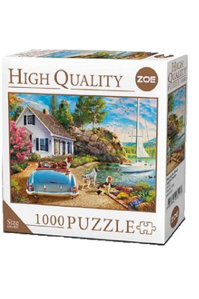 Zoe 1000 Piece High Quality Puzzle - Dog on the Boat